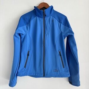 L.L. Bean Women's Pathfinder Soft Shell‎ Jacket Blue Size Small
